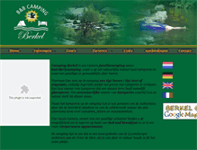 Tablet Screenshot of campingberkel.com